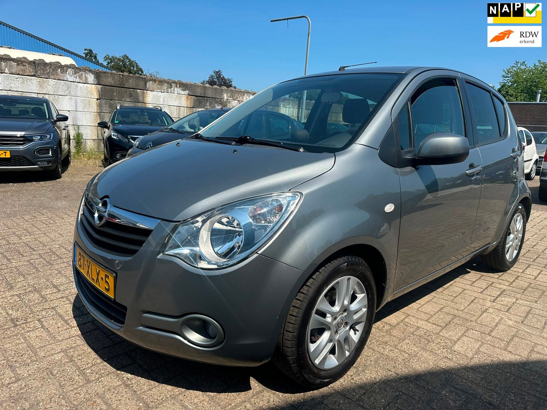 Opel Agila 1.0 Edition AIRCO/ HOGE INSTAP/ LM VELGEN!, Auto's, Opel, Voorwielaandrijving, Euro 5, Stof, Gebruikt