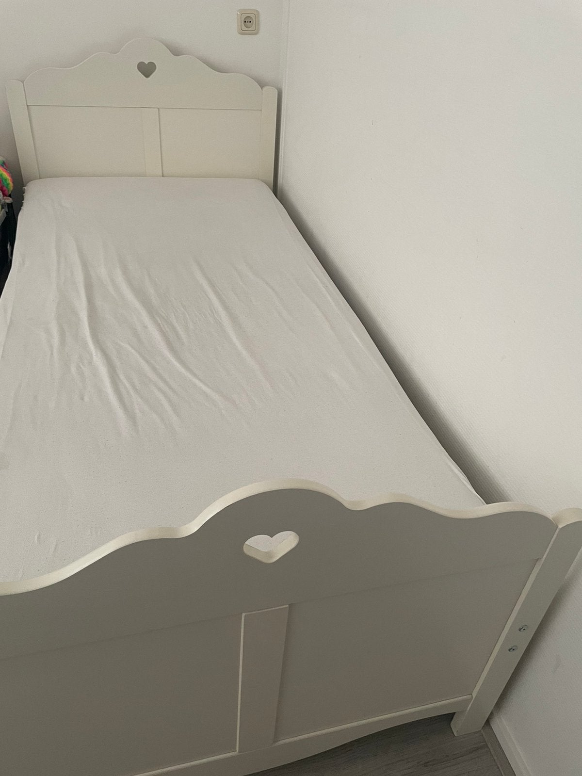 Eenpersoonsbed 90x200, Ophalen, 85 tot 100 cm, Zo goed als nieuw, Matras