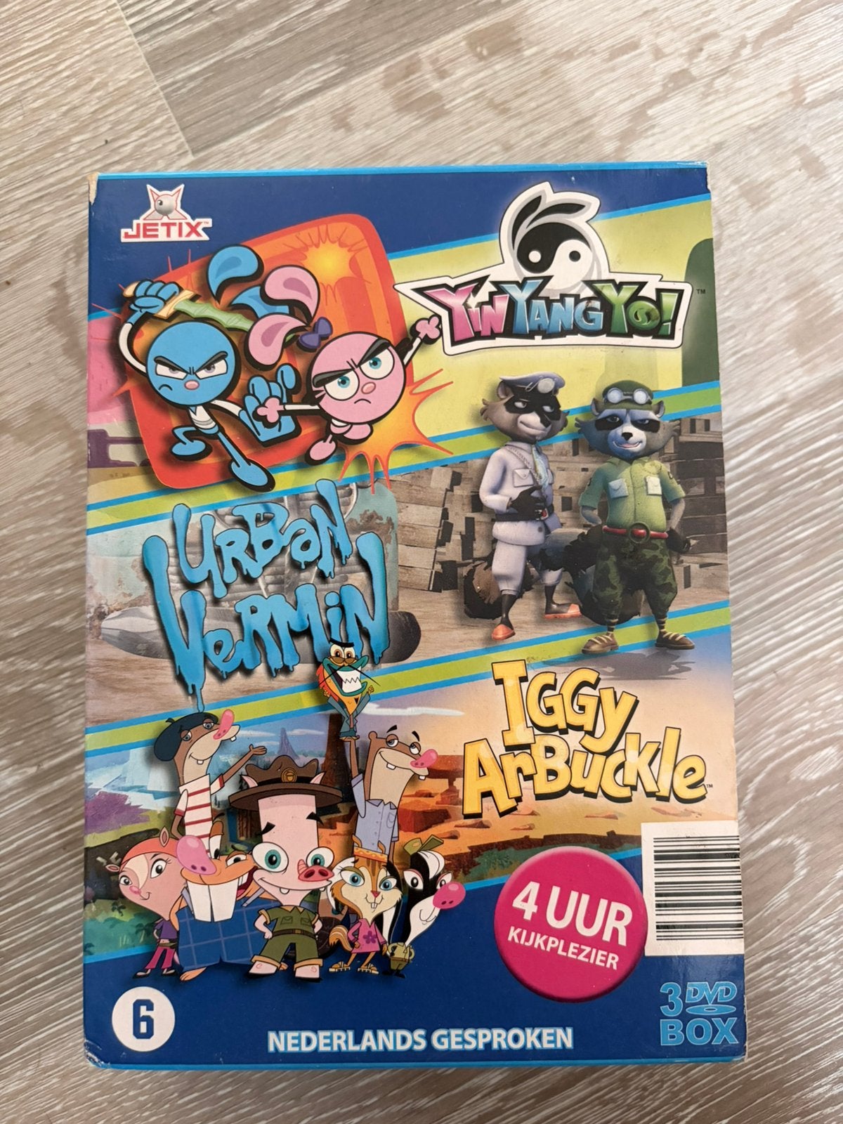 Jetix 3 DVD Box [ Iggy Arbuckle, Urban Vermin, Yin Yang Yo!], Cd's en Dvd's, Europees, Gebruikt, Tekenfilm, Vanaf 6 jaar