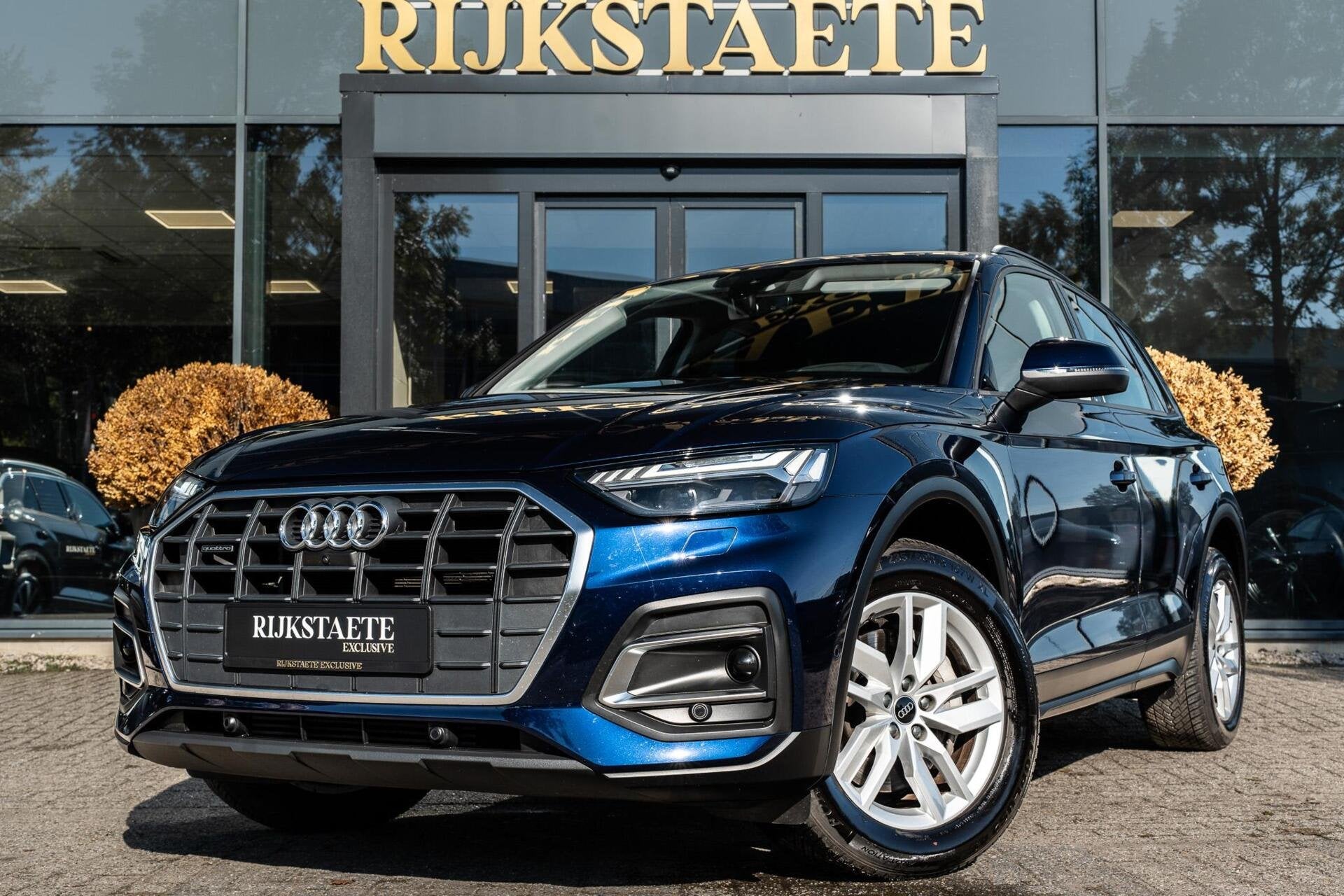 Audi Q5 50 TFSI e Pro Line|MEMORY|360°|MASSAGE|INCL BTW|HUD, Automaat, Gebruikt, 4 cilinders, Blauw
