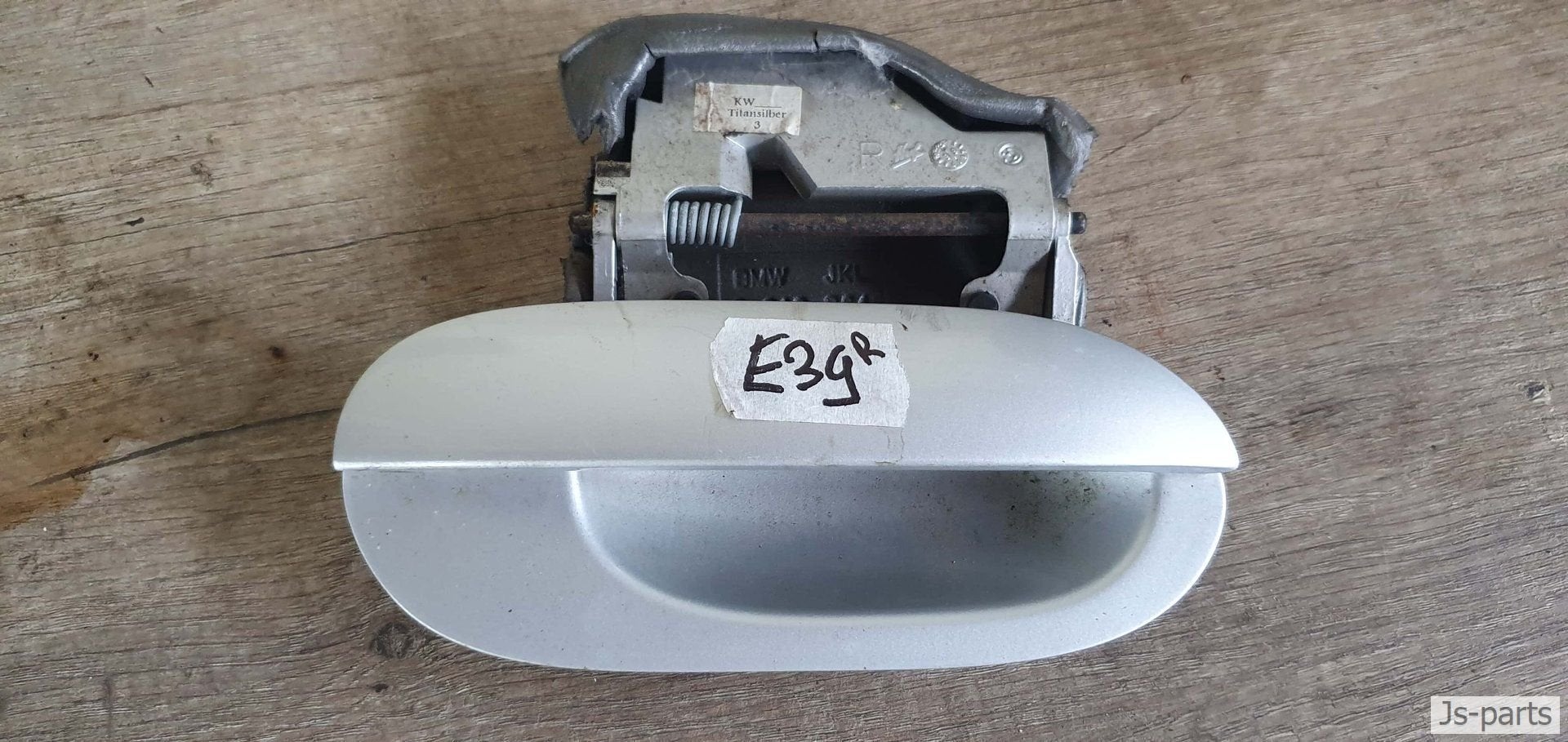 Deurgreep rechts buiten titan silber BMW 5-serie E39, Gebruikt, -, Deur, -