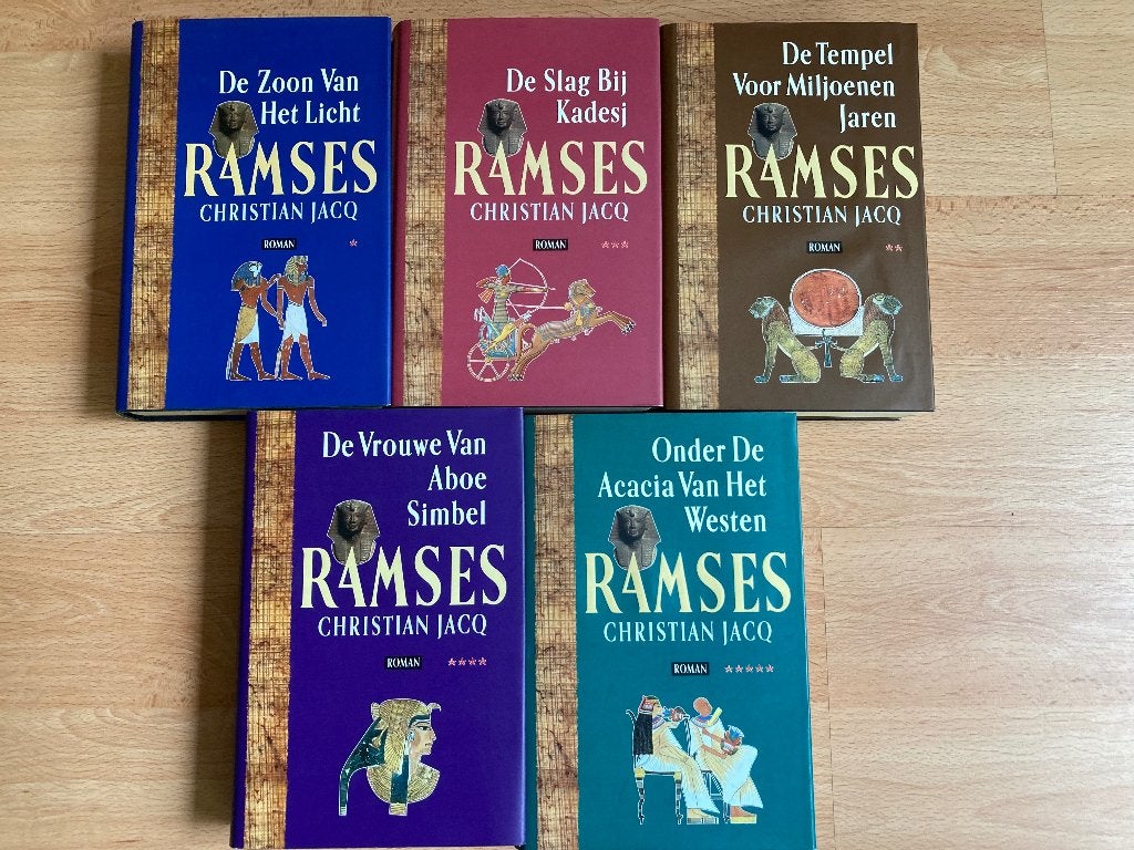Ramses-serie van Christian Jacq, Ophalen of Verzenden, Gelezen, Christian Jacq