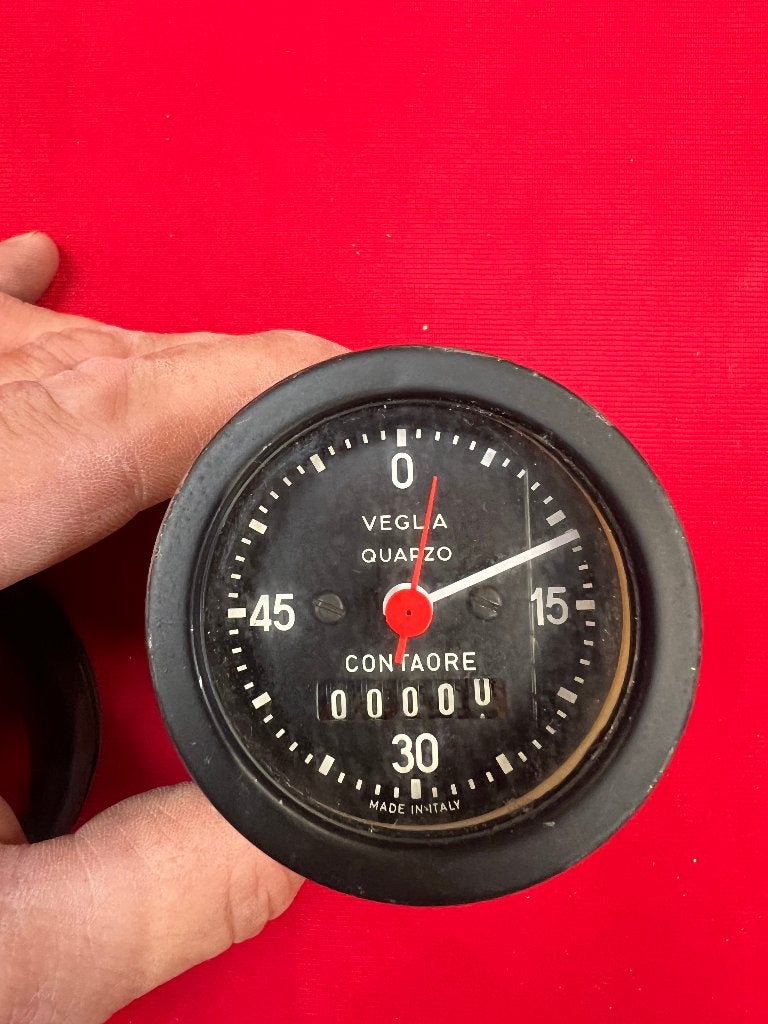 Vintage Veglia Quarzo urenteller / tijdmeter, Auto-onderdelen, Ophalen of Verzenden, Nieuw