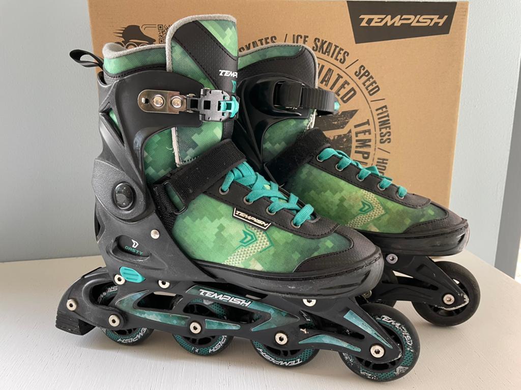 Skeelers verstelbaar maat 40-43 merk: tempish, Inline skates 4 wielen, Ophalen, Overige merken, Verstelbaar