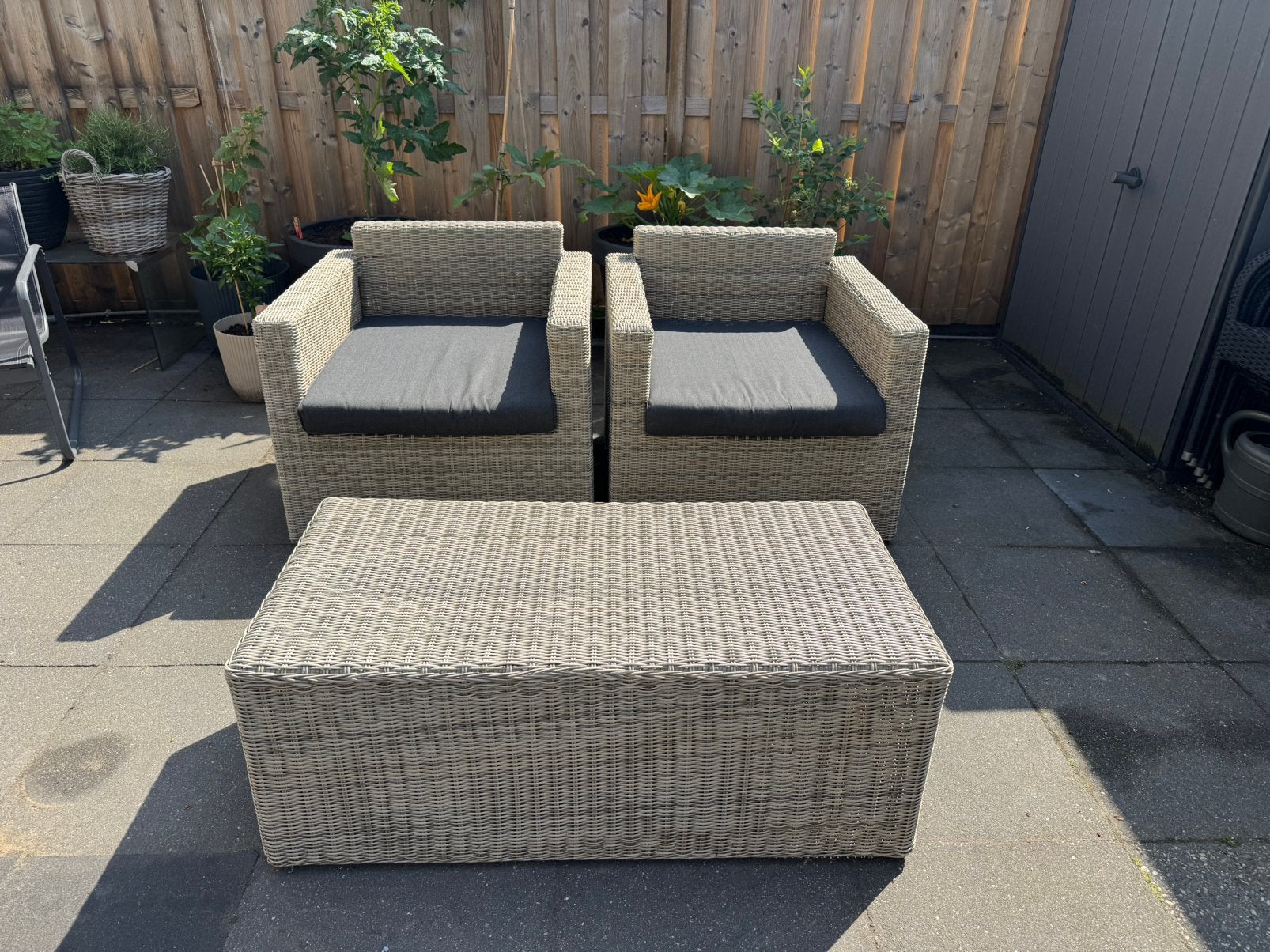 Loungeset, Tuin en Terras, Tuinsets en Loungesets, Ophalen of Verzenden, Zo goed als nieuw