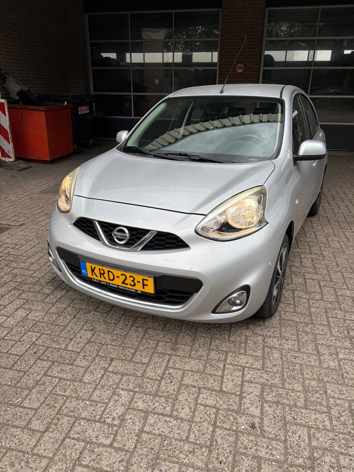 Nissan Micra 1.2 59KW 5DR CVT 2014 Grijs, Auto's, 1198 cc, Micra, 19 km/l, Particulier