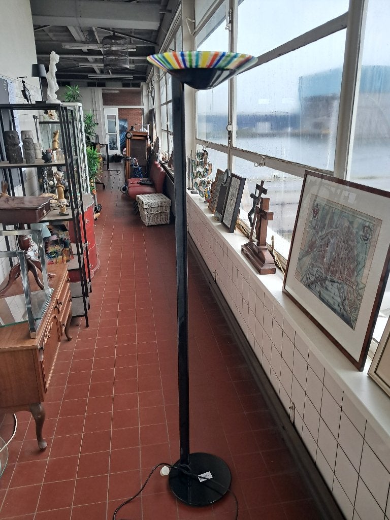 ITRE Vetri Murano vloerlamp uplighter glas  CS27374, Huis en Inrichting, Ophalen, Gebruikt, Design, E27 (groot)