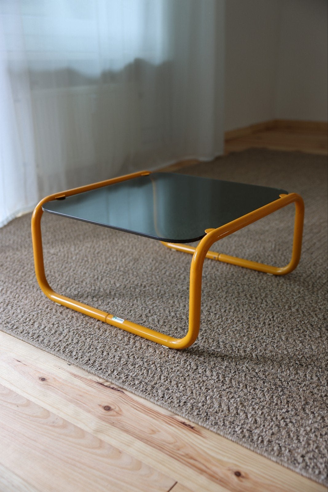 Vintage Égalité bijzettafel – Dutch Design – jaren 70/80, Minder dan 45 cm, Minder dan 55 cm, Gebruikt, Vierkant