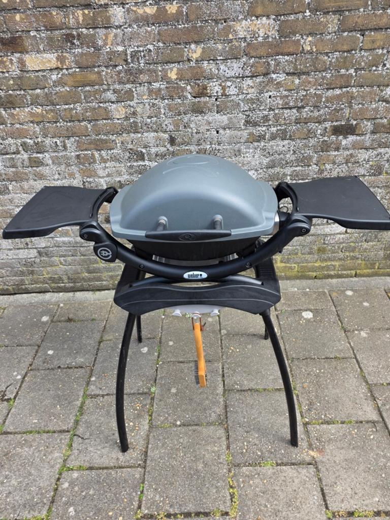 Q1400 Weber BBQ elektrisch, Tuin en Terras, Ophalen, Gebruikt