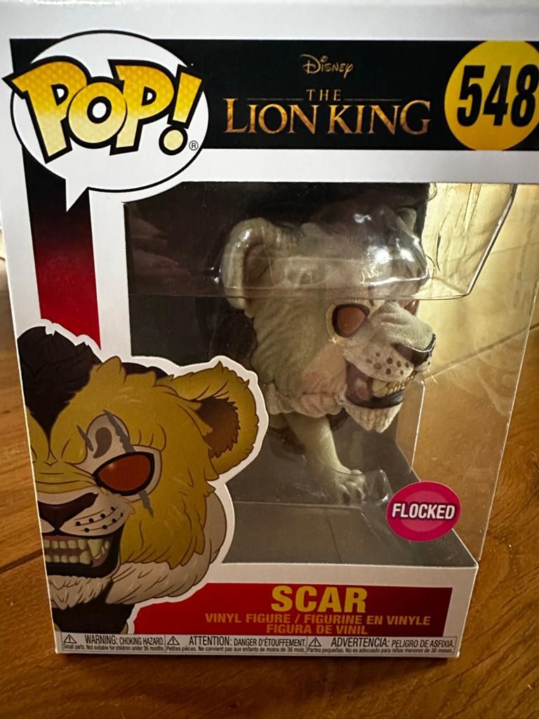 Funko Pop! Disney The Lion King Scar Flocked #548, Ophalen of Verzenden, Nieuw