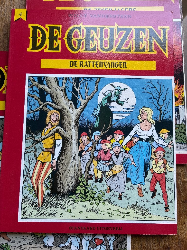De Geuzen #4 ; De Rattenvanger (Vandersteen), Eén stripboek, Ophalen of Verzenden, Zo goed als nieuw, Willy Vandersteen