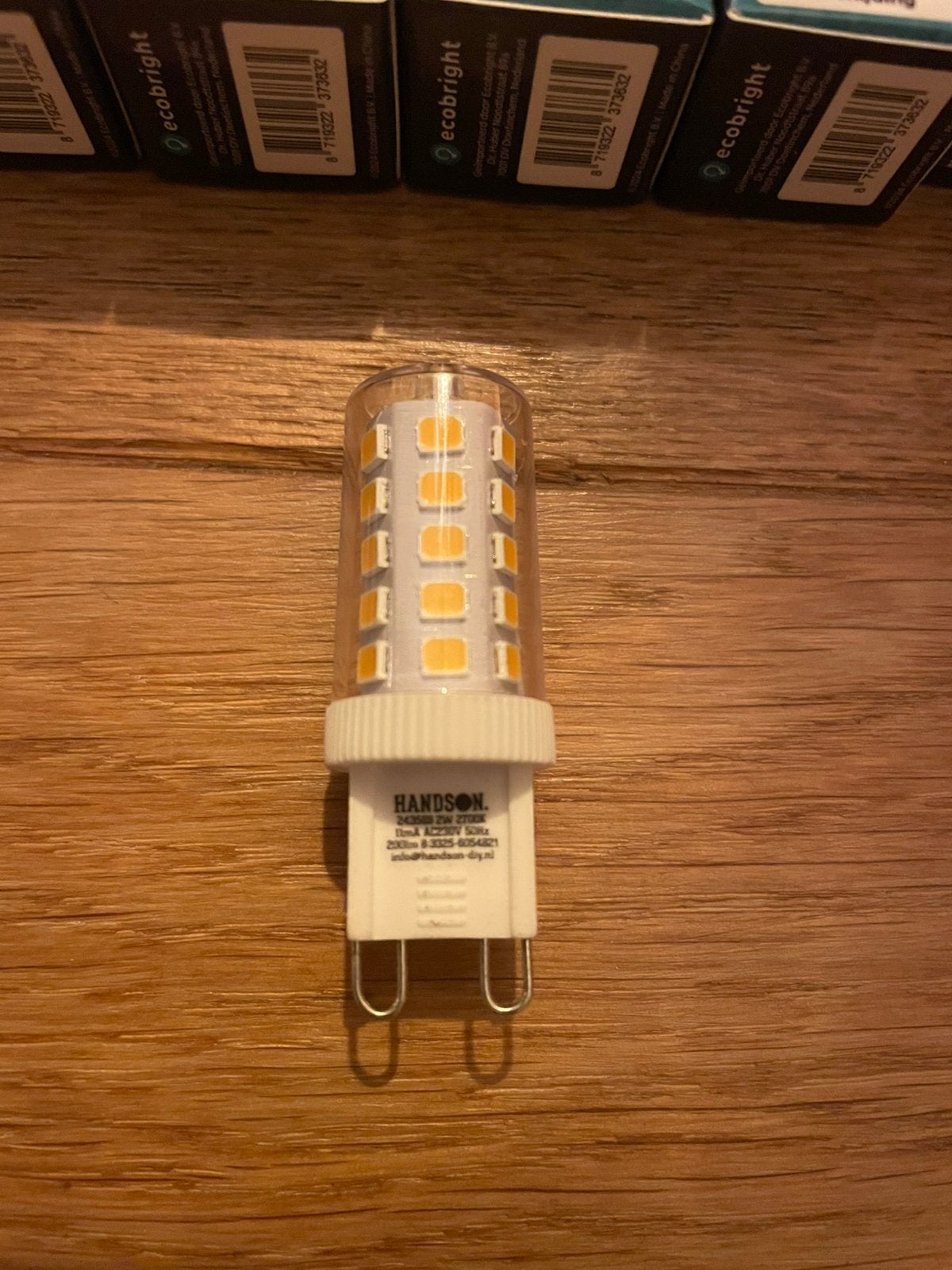 Led G9 8 stuks, Ophalen of Verzenden, Zo goed als nieuw, E27 (groot), Led-lamp