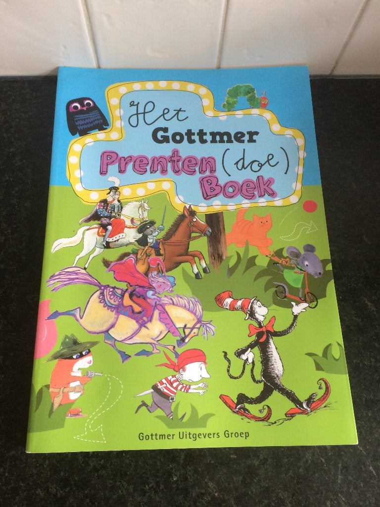 Het Gottmer prenten (doe) boek - ZGAN!, Ophalen of Verzenden, Zo goed als nieuw, Joukje Akveld, Fictie algemeen