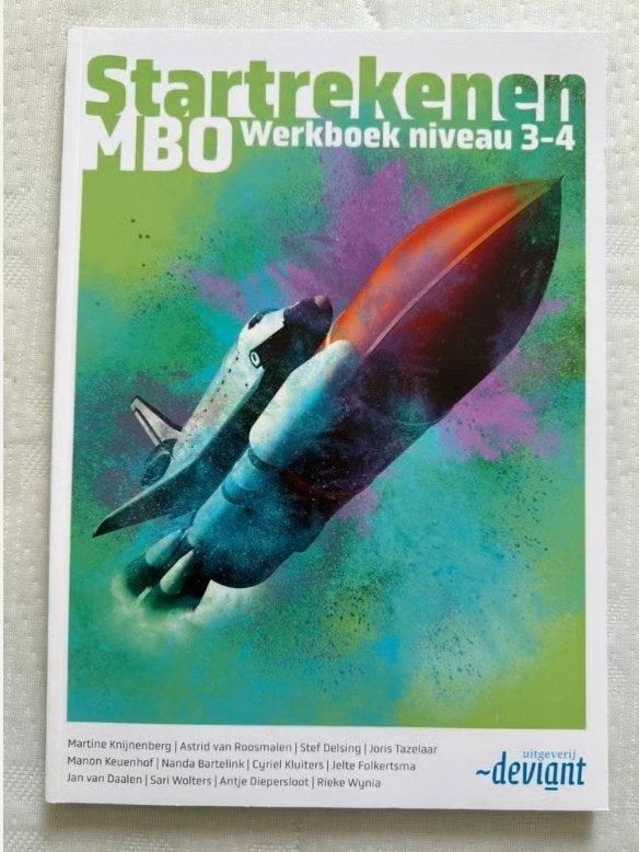 Startrekenen MBO - Werkboek niveau 3-4, Ophalen, Overige vakken, Deviant, Zo goed als nieuw