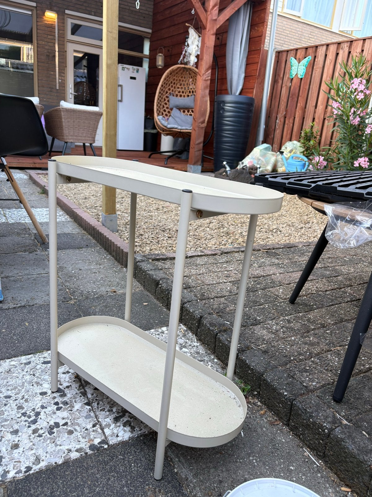 Leenbakker plantenrek voor tuin of balkon, Tuin en Terras, Ophalen, Gebruikt, Balkon, Metaal