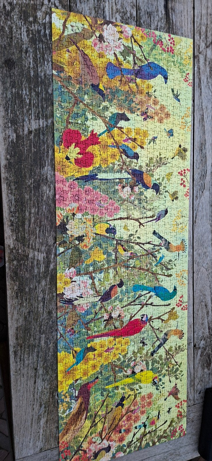 Vogelparadijs Legpuzzel 1000 Stukjes - Zo Goed als Nieuw, Ophalen of Verzenden, 500 t/m 1500 stukjes, Zo goed als nieuw, Legpuzzel