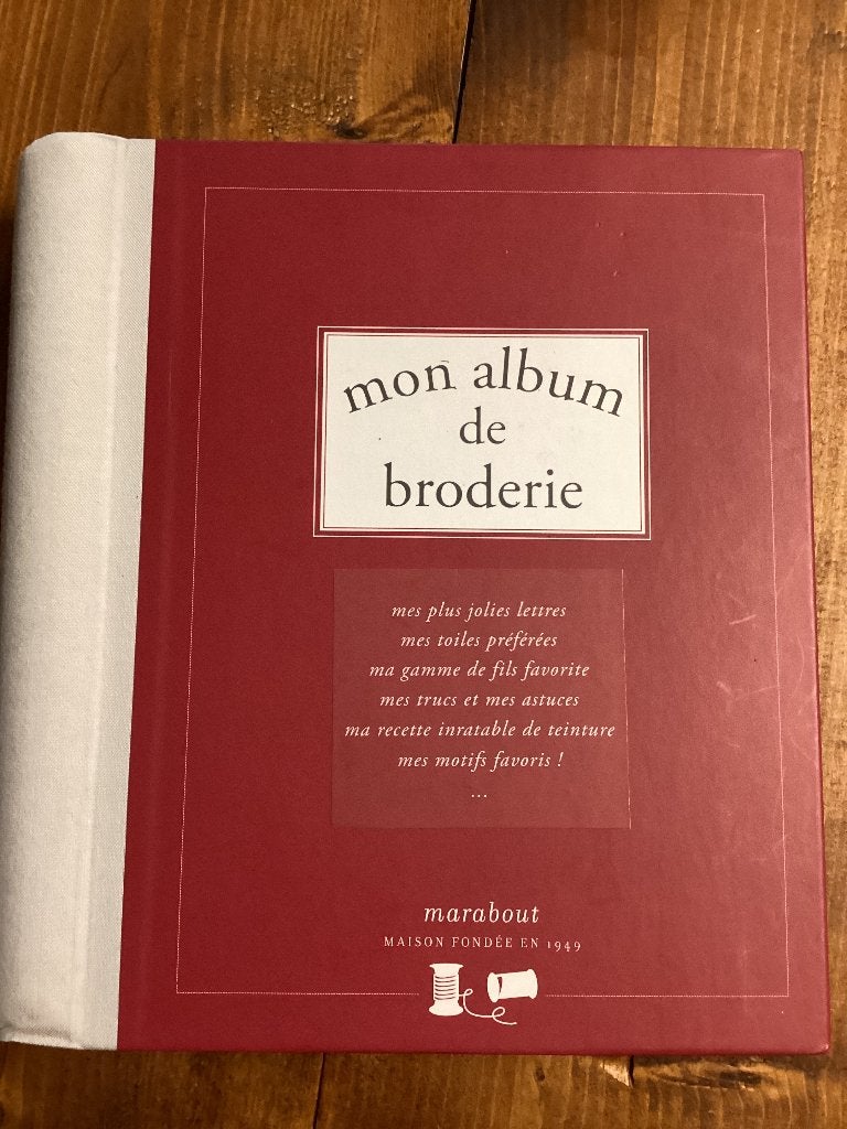 Mon Album de Broderie - Borduurboek Marabout, Boeken, Marabout, Ophalen of Verzenden, Zo goed als nieuw, Borduren en Naaien