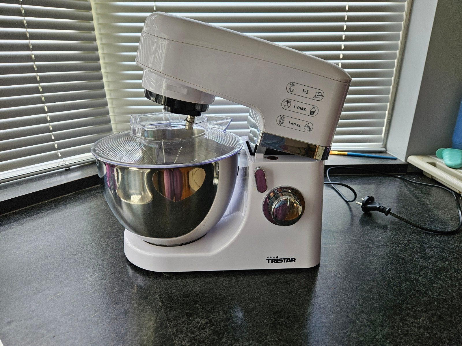 Tristar Keukenmachine 700W - Zo goed als nieuw, 4 liter of meer, Ophalen, Zo goed als nieuw, 3 snelheden of meer