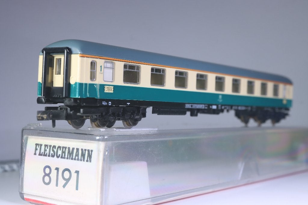 IC/EC rijtuig 1e kl type Am 203, beige/blauw, DB, Gelijkstroom, Fleischmann, Wagon, Ophalen of Verzenden