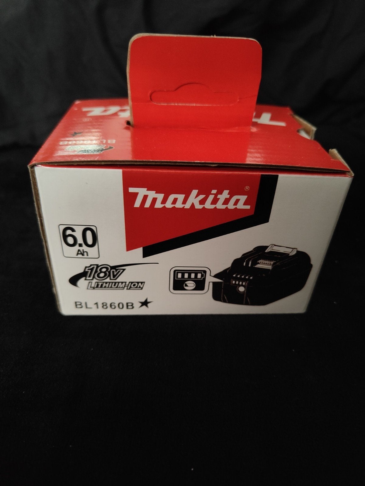Originele Makita accu 18V 6AH BL1860B, Ophalen