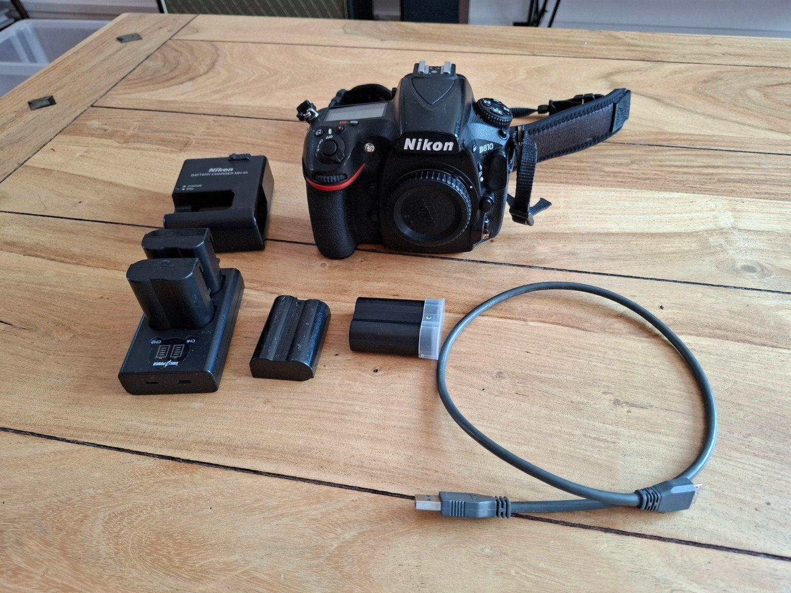 Nikon D810 spiegelreflexcamera met accessoires 55K fotos, Audio, Tv en Foto, Fotocamera's Digitaal, Ophalen of Verzenden, Gebruikt