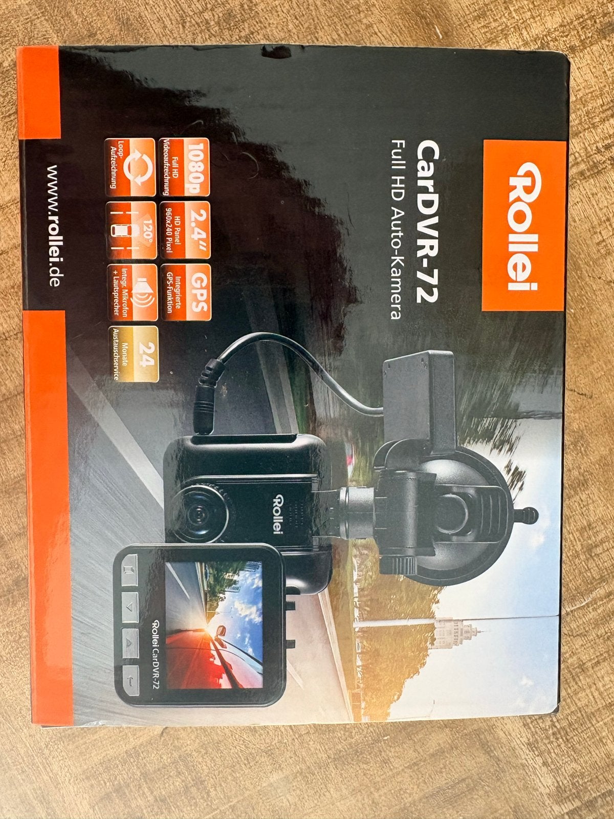 Rollei CarDVR-72 Full HD Dashcam - Compleet & Ongebruikt, Ophalen of Verzenden, Nieuw