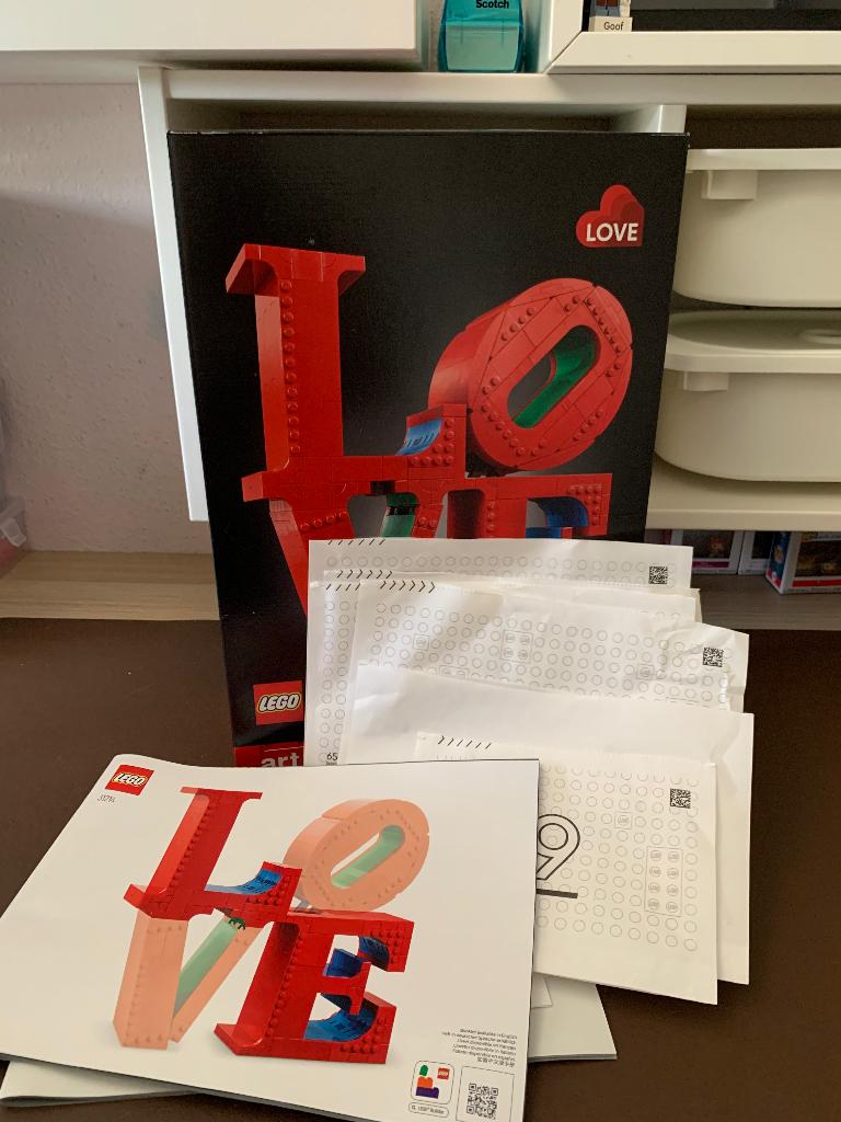 31214 lego love letters, Overige thema's, Lego, Ophalen of Verzenden, Zo goed als nieuw
