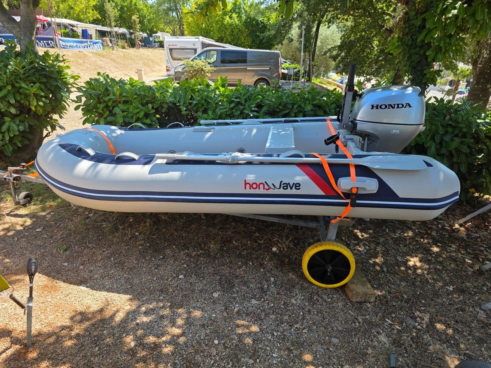 rubberboot, Watersport en Boten, Ophalen of Verzenden, Aluminium, Benzine