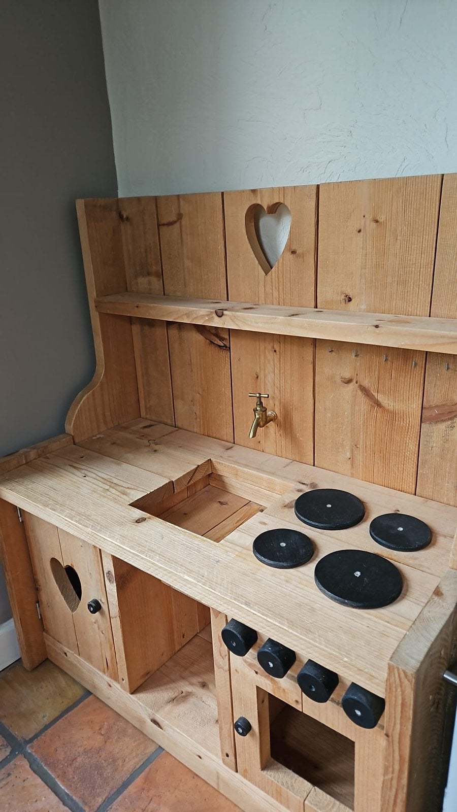 Steiger houten speelkeuken, Ophalen, Gebruikt, Hout, Speelkeuken