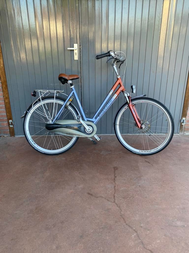 Gazelle orange damesfiets 28 inch, Fietsen en Brommers, Fietsen | Dames | Damesfietsen, Versnellingen, Zo goed als nieuw, Gazelle