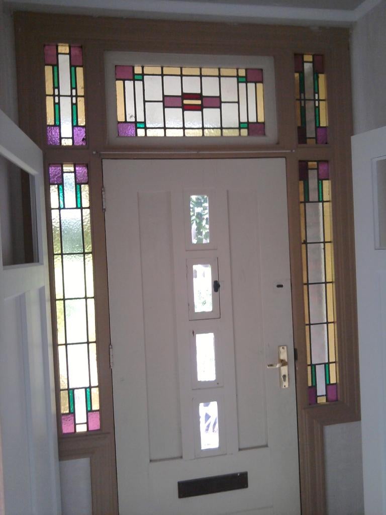 glas in lood, Doe-het-zelf en Verbouw, Glas en Ramen, Nieuw, Overige typen, Minder dan 80 cm, Minder dan 80 cm, Glas in lood, Ophalen