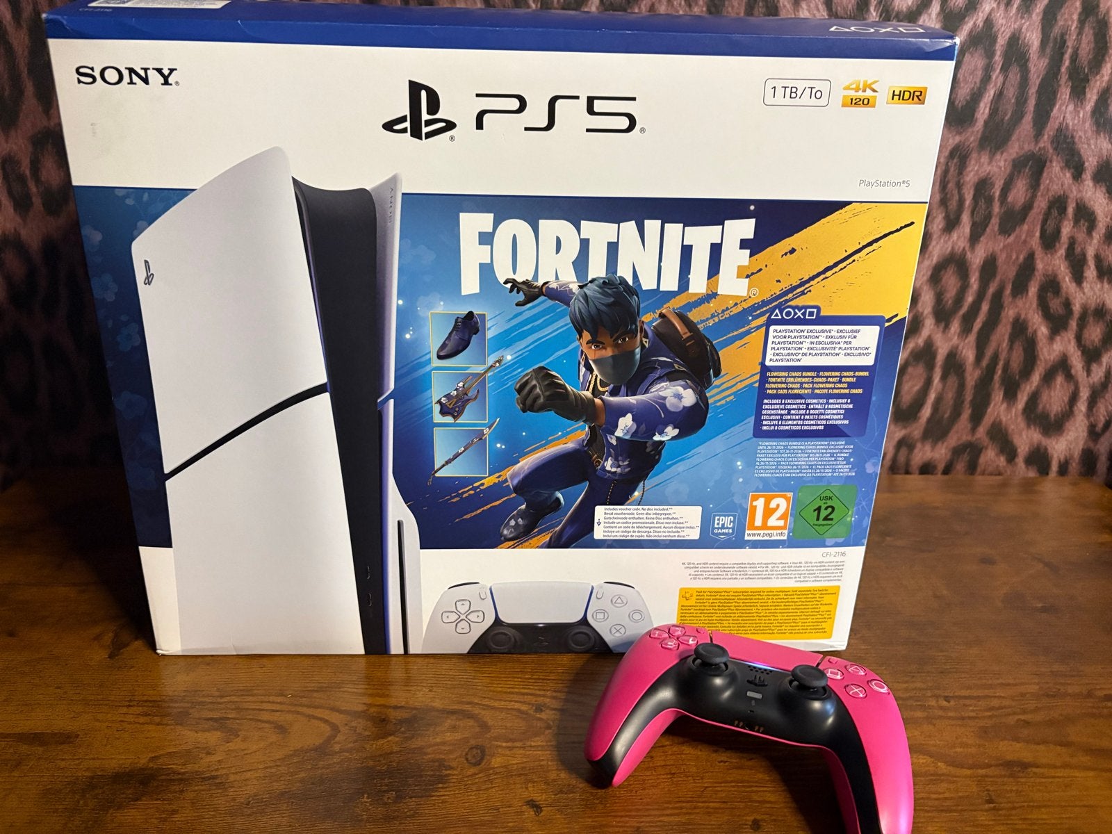 Sony PlayStation 5  + Roze Controller, Ophalen of Verzenden, Nieuw, Playstation 5