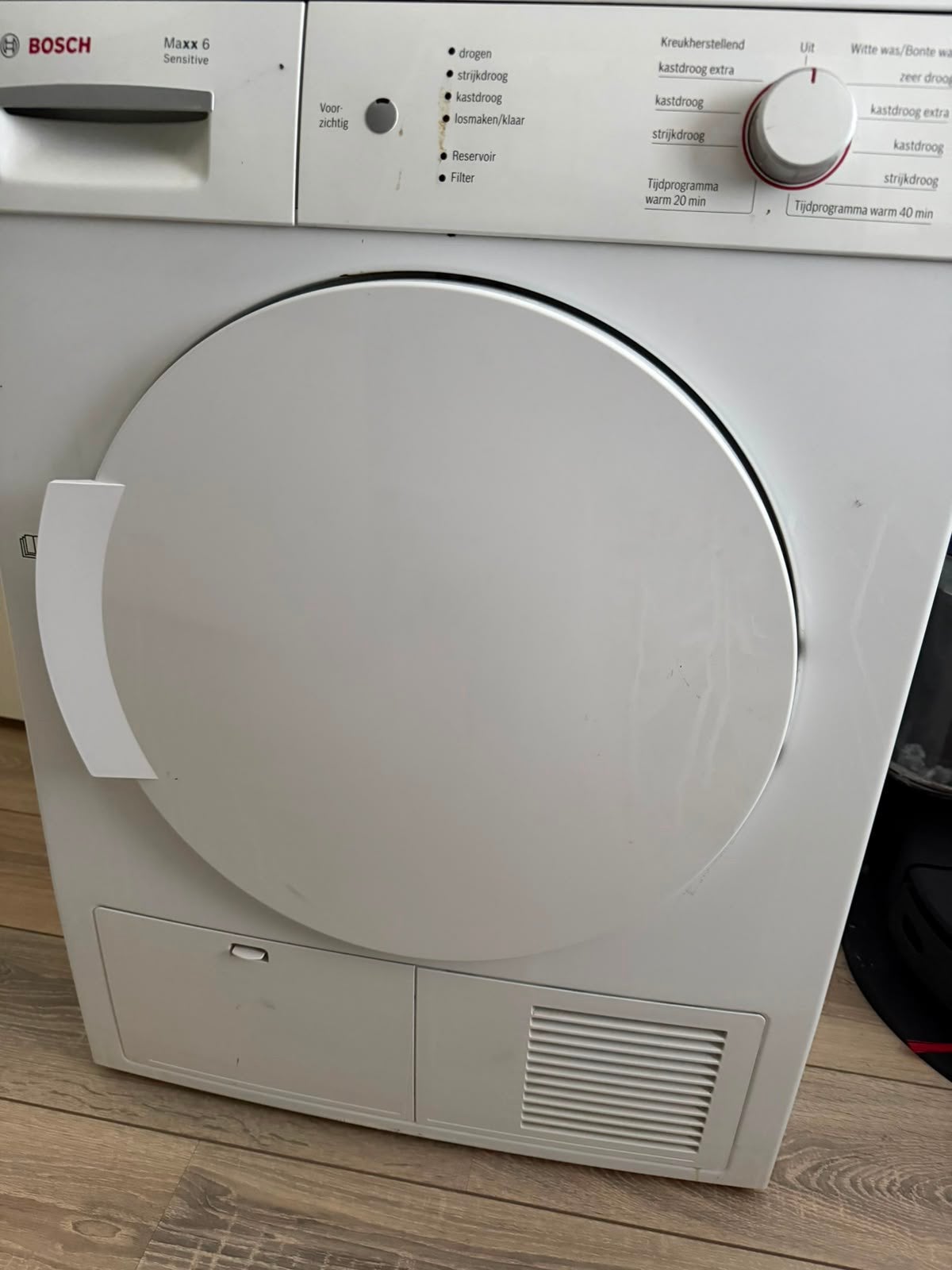 Bosch condensdroger WTE84173NL/32, Ophalen, 6 tot 8 kg, Zo goed als nieuw, Voorlader