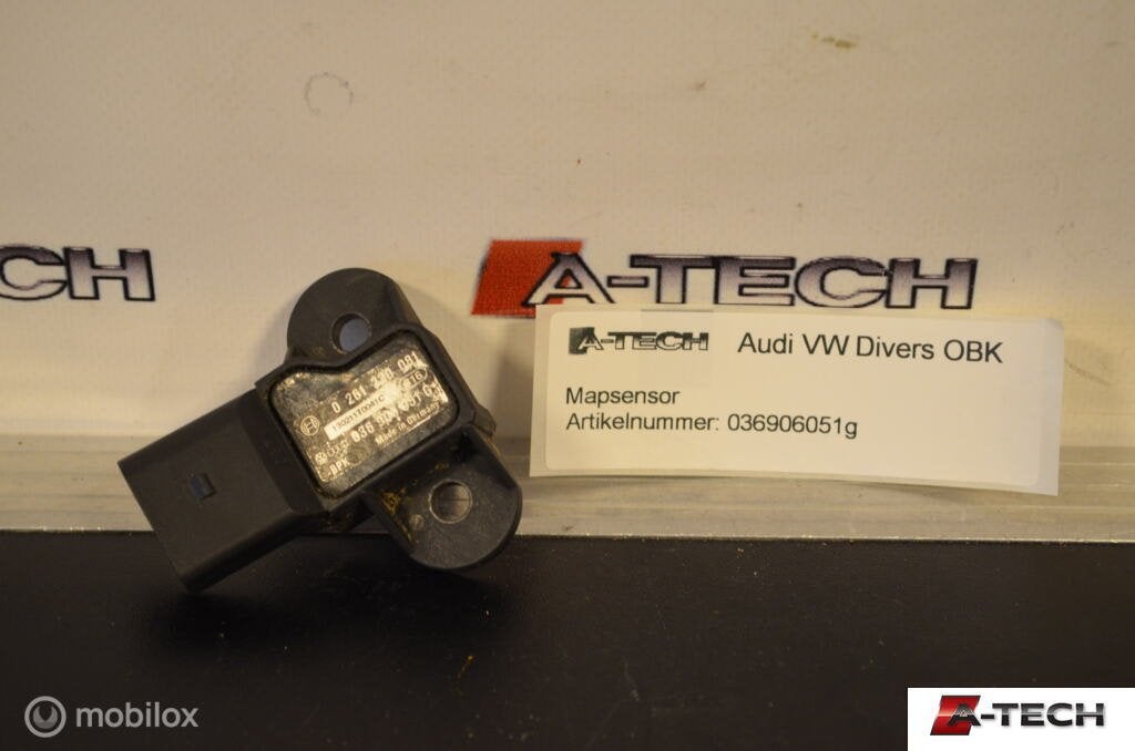 Mapsensor CBZA Audi A1 Sportback 8X 1.2 TFSI 036906051g, Auto-onderdelen, Gebruikt, Volkswagen, Ophalen of Verzenden, Volkswagen