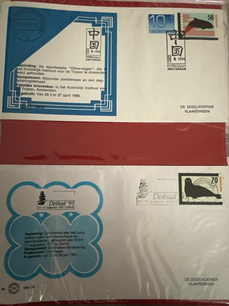 Verzameling Eerste Dag Enveloppen (FDC) - Nederland, Postzegels en Munten, Postzegels | Eerstedagenveloppen, Ophalen of Verzenden