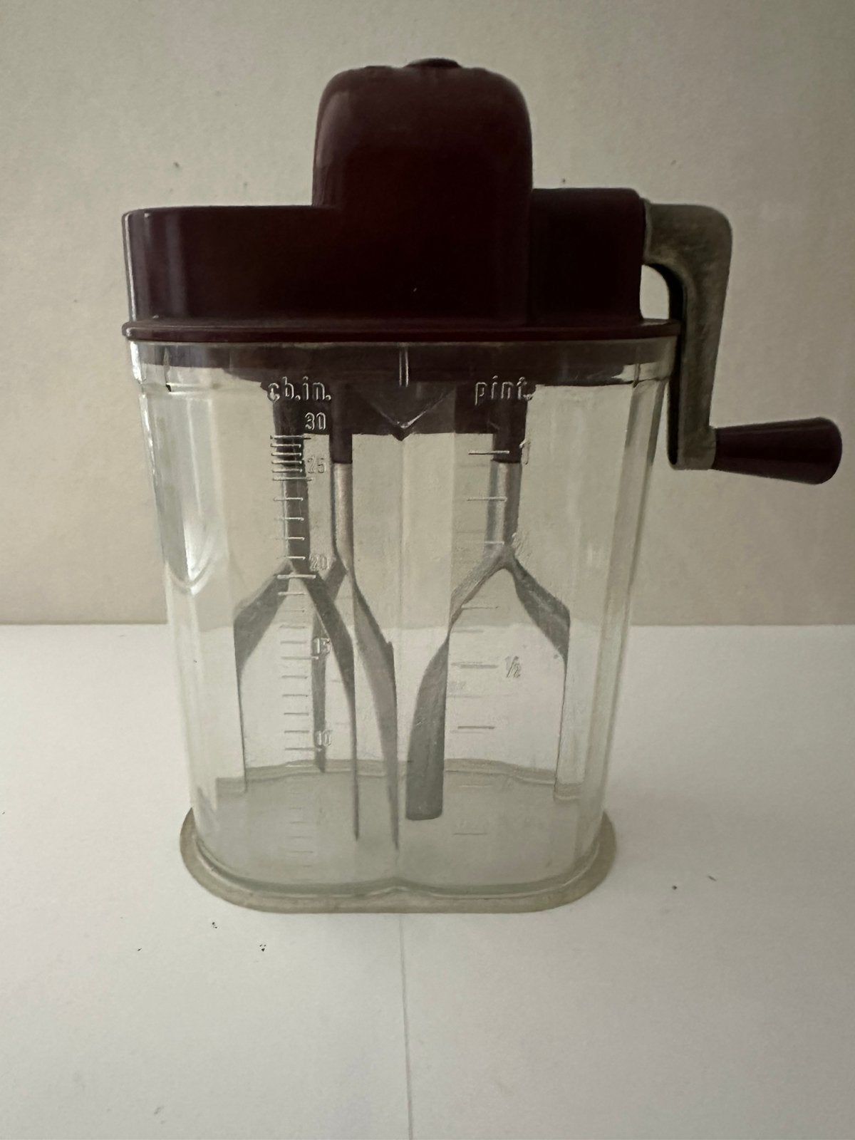 HEIMAG handmixer kunststof met BAKELIET OVAAL, Ophalen of Verzenden