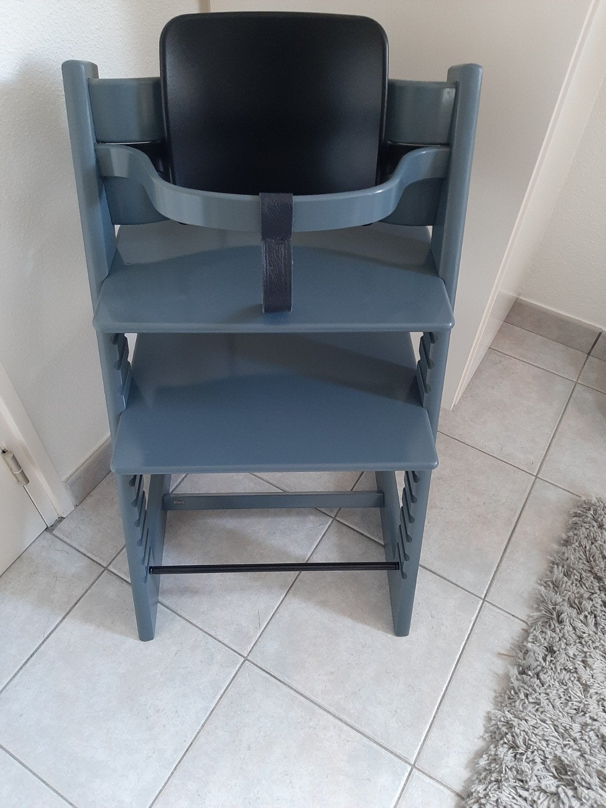 Stokke Tripp Trapp Kinderstoel Grijs., Ophalen, Zo goed als nieuw, Meegroeistoel