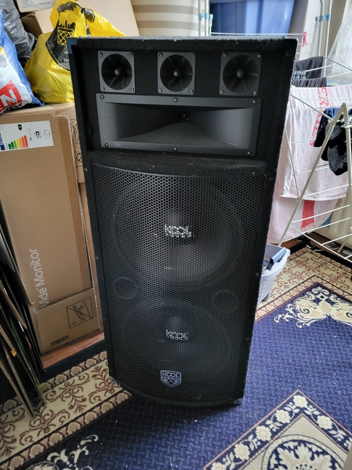 Foto 3 van 1500w amp + dubble cd player + 1500w speakers