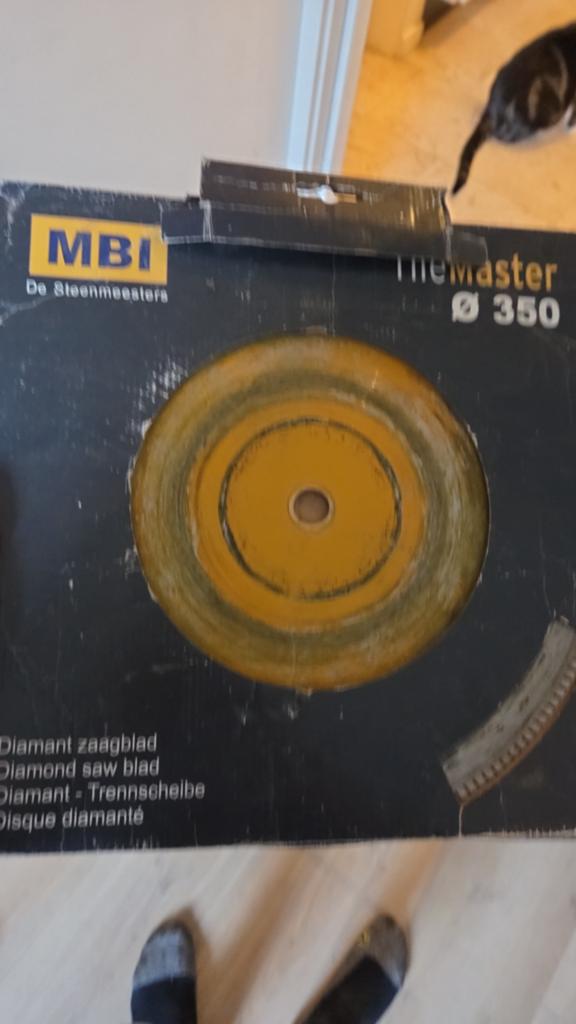 MBI Themaster Diamant Zaagblad Ø 350 voor Keramische Tegels, Ophalen of Verzenden, Gebruikt, Overige typen, MBI