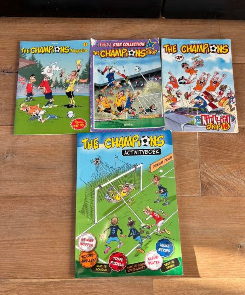 4 Stripboeken: the Champions, Boeken, Meerdere stripboeken, Ophalen of Verzenden, Gelezen
