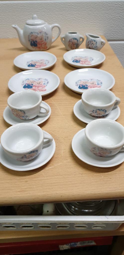 mini servies, 2 beertjes, retro, Ophalen of Verzenden