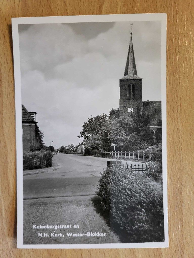 ansicht WESTER BLOKKER Kolenbergstraat, Verzamelen, Ophalen of Verzenden, Voor 1920, Noord-Holland