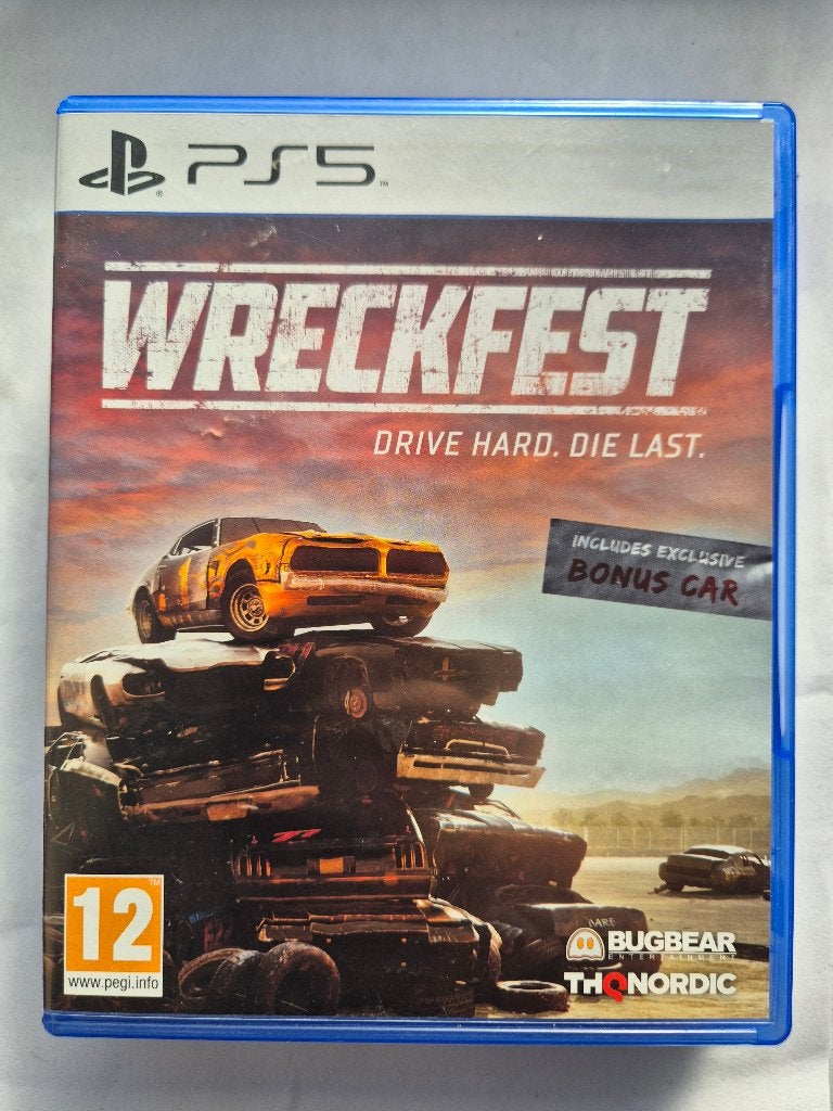 WRECKFEST drive hard die last, Ophalen of Verzenden, Gebruikt