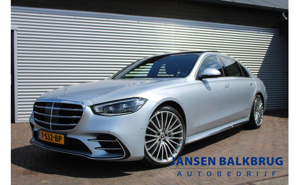 Mercedes-Benz S-Klasse 400d 4MATIC Lang AMG Line vol vol, Automaat, 12 maanden, 15 km/l, Gebruikt