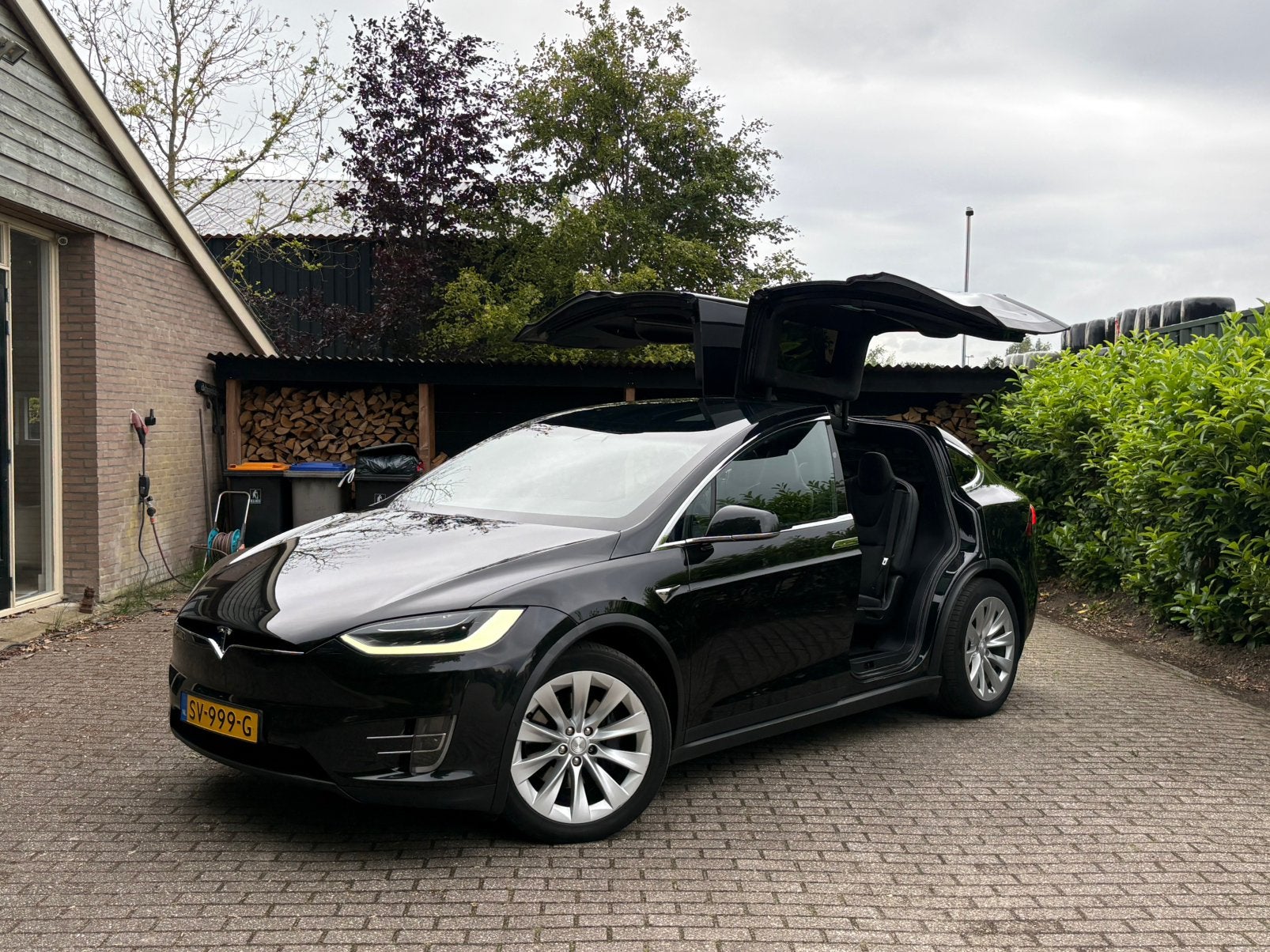 Tesla Model X 100D | 2018 | AutoPilot | Luchtvering | 360°, Auto's, Tesla, Model X, Zwart, 2433 kg, 137 €/maand