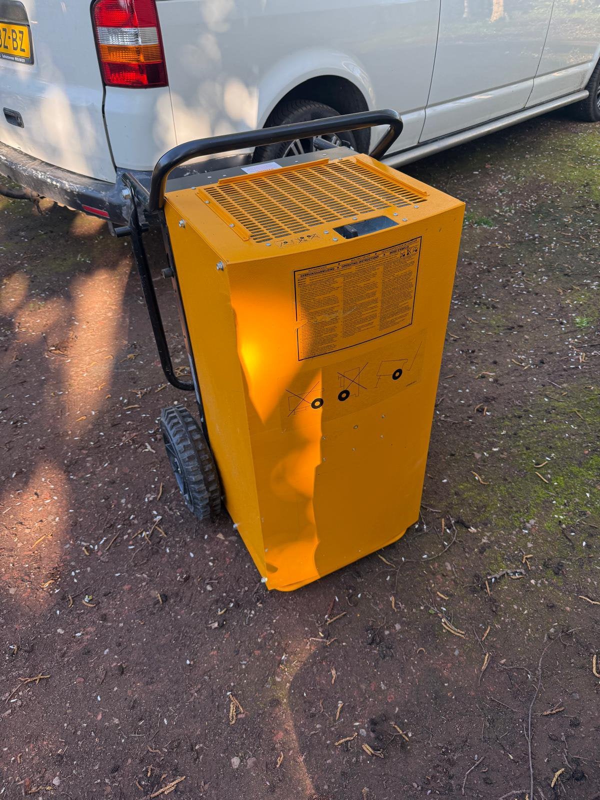 Dryfast DF800 bouwdroger, Doe-het-zelf en Verbouw, Ophalen, Zo goed als nieuw, Afzuiger