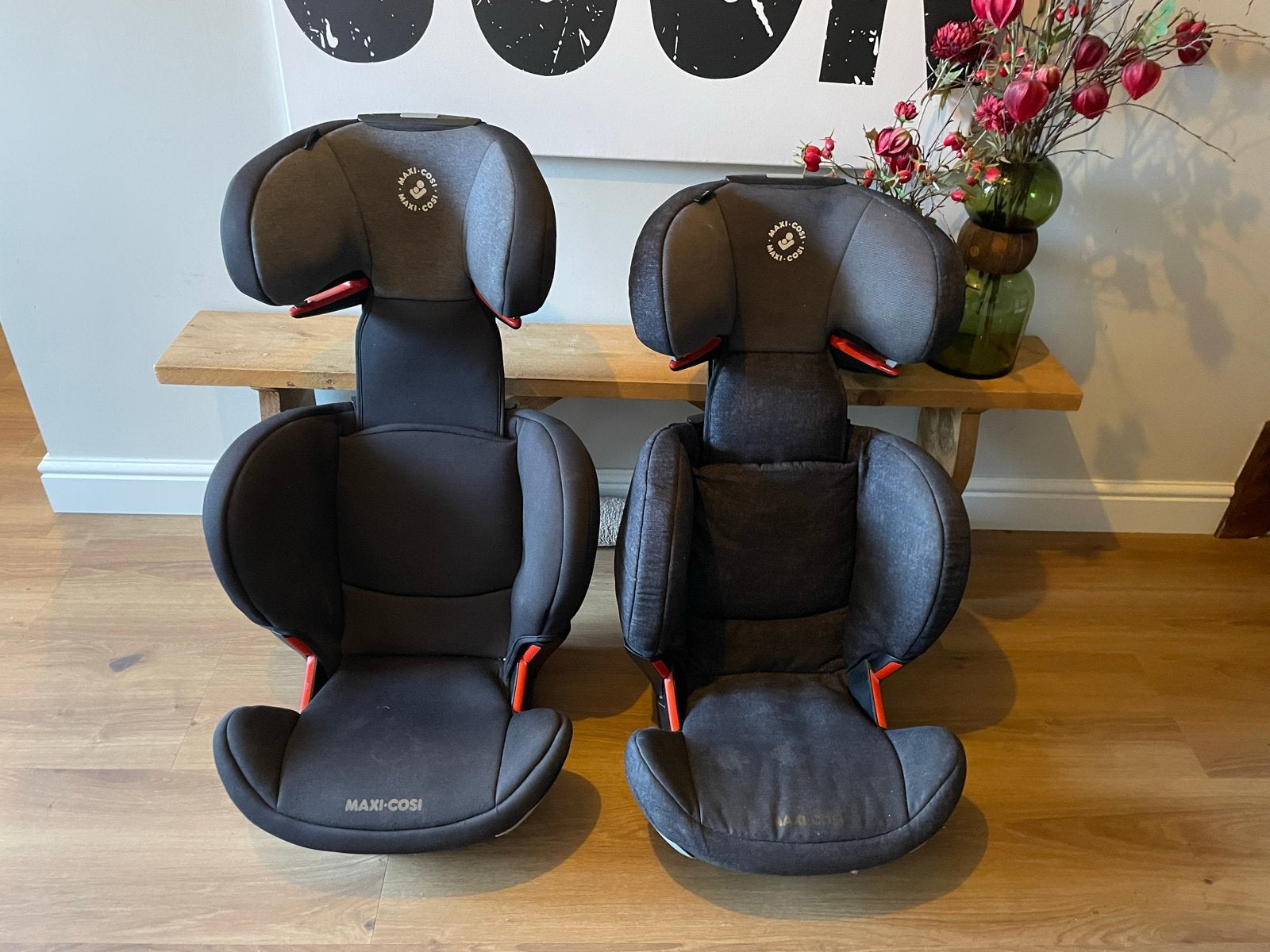 Maxi-Cosi Rodi XP Fix autostoeltjes (2 stuks), Ophalen, Autogordel of Isofix, Gebruikt, 15 t/m 36 kg