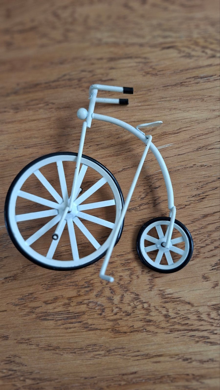 Decoratieve fiets miniatuur - Penny-farthing, Ophalen of Verzenden, Gebruikt