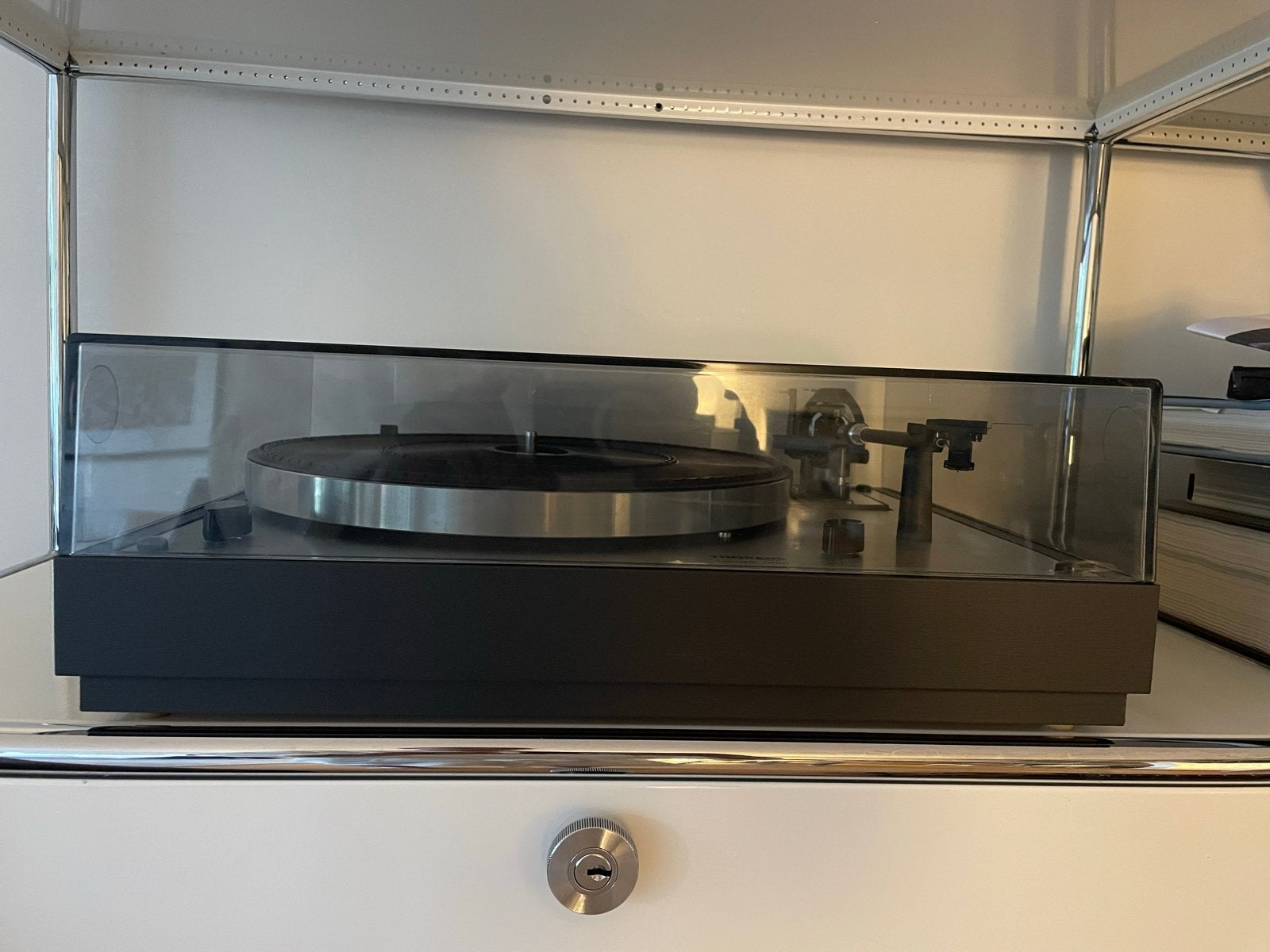 Thorens TD 166 MkII Platenspeler - Klassieke Hifi, Audio, Tv en Foto, Ophalen, Zo goed als nieuw, Platenspeler, Thorens