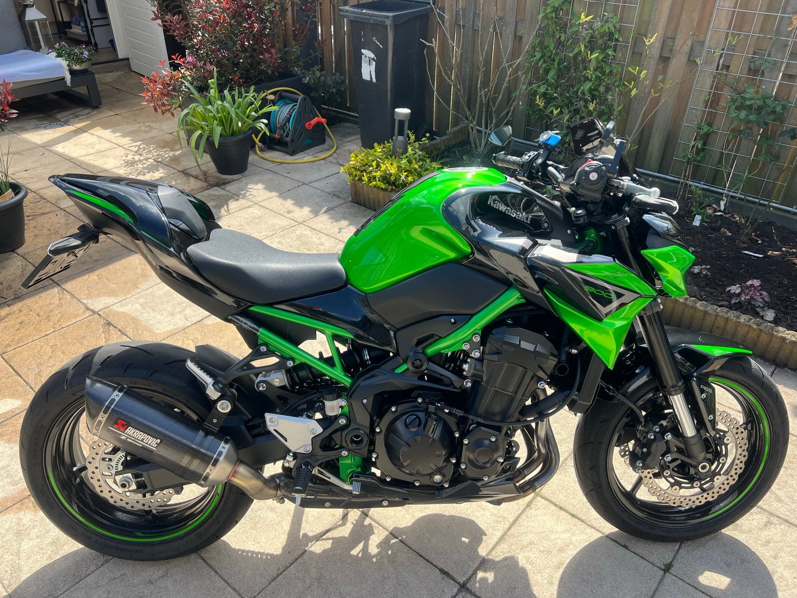 Kawasaki Z900 (70 kW) A2 geschikt (1300?!Km), Sportuitlaat, Occasion, 4 cilinders, 900 cc